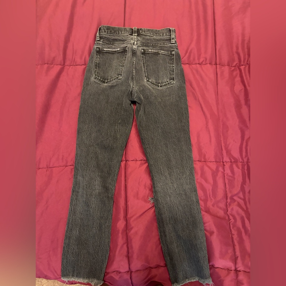 Abercrombie & Fitch Charcoal Distressed Skinny Jeans - Picture 2 of 3